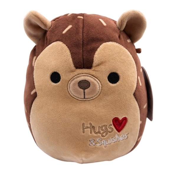 Squishmallows Other - Squishmallows 8" Hans the Hedgehog Valentine Hugs & Squishes Plush NWT